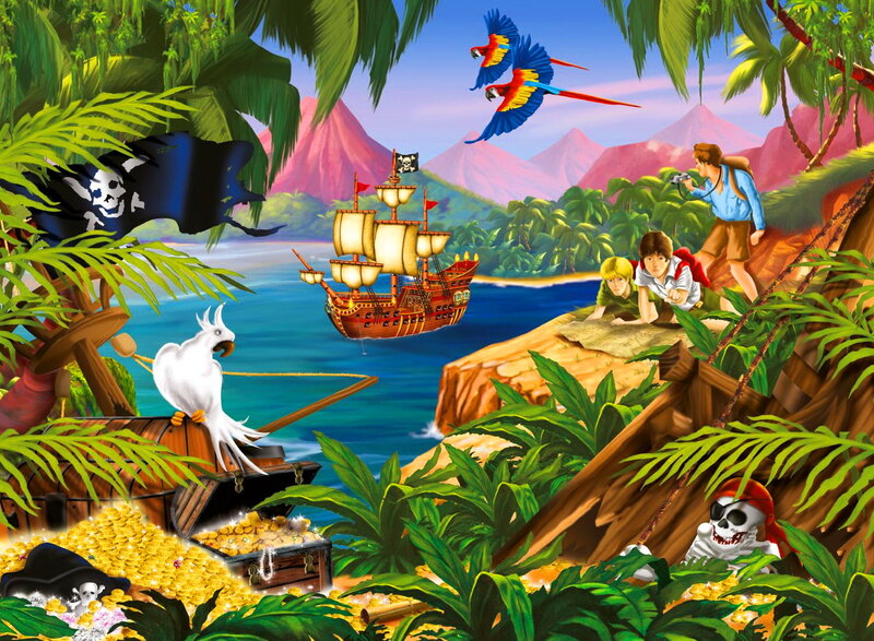 Pirate Ship in Jungle