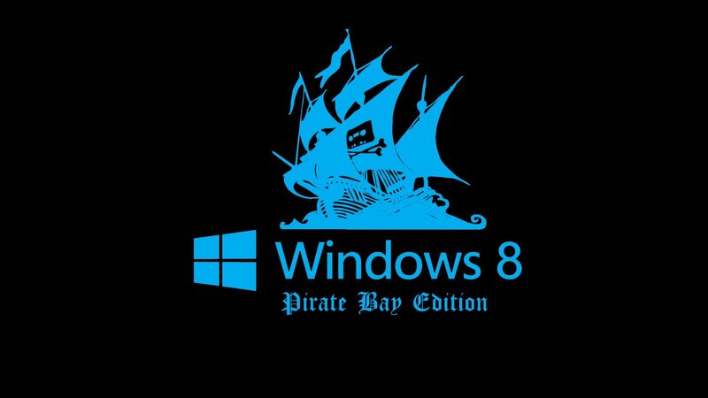 Pirate Ship Logo — Blue, Dark