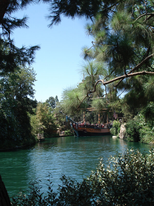 pirate ship on a river