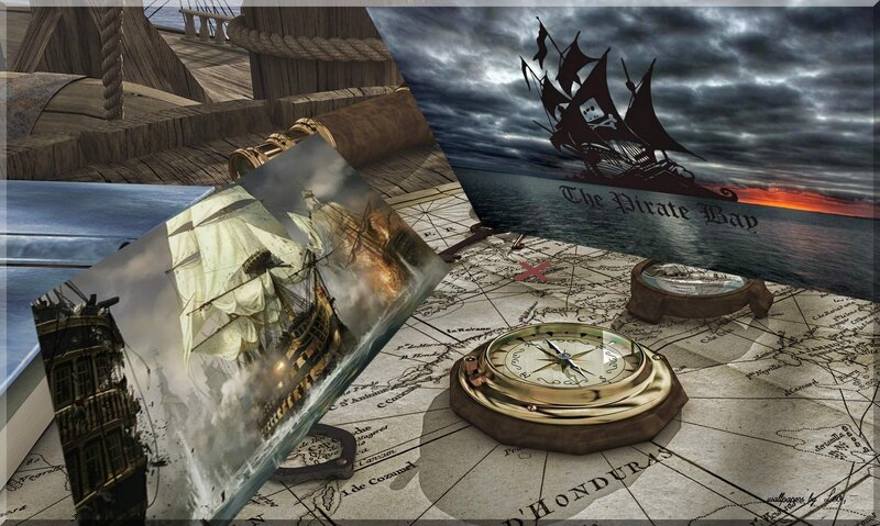 Pirate Ship on Map