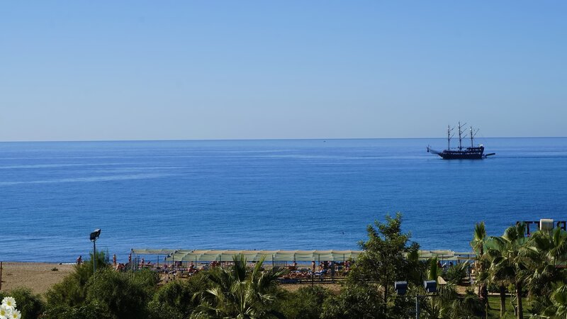 Pirate Ship on Sea