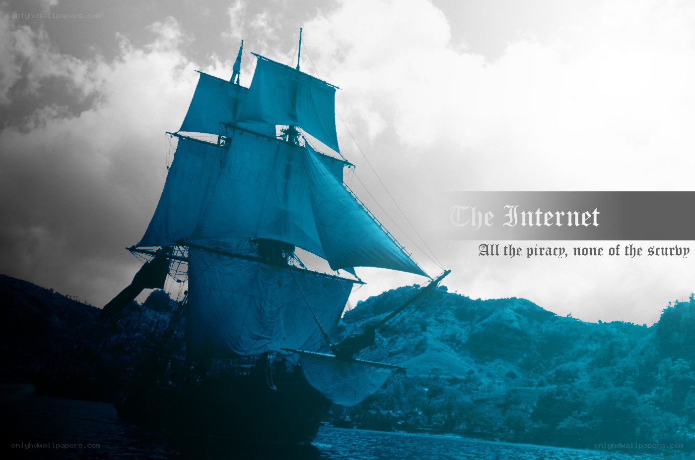 pirate ship on the internet