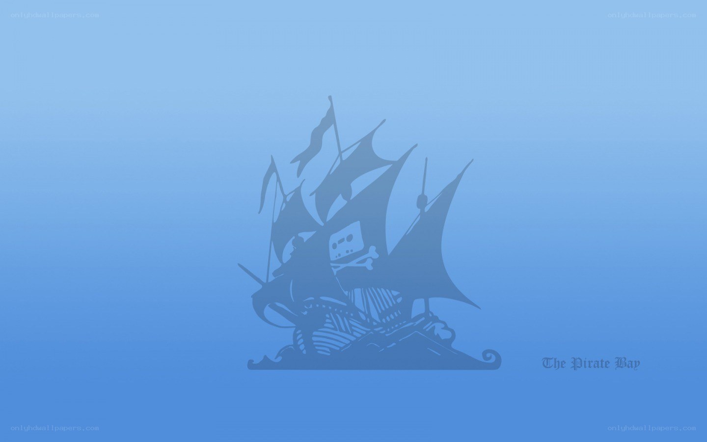 Pirate ship silhouette