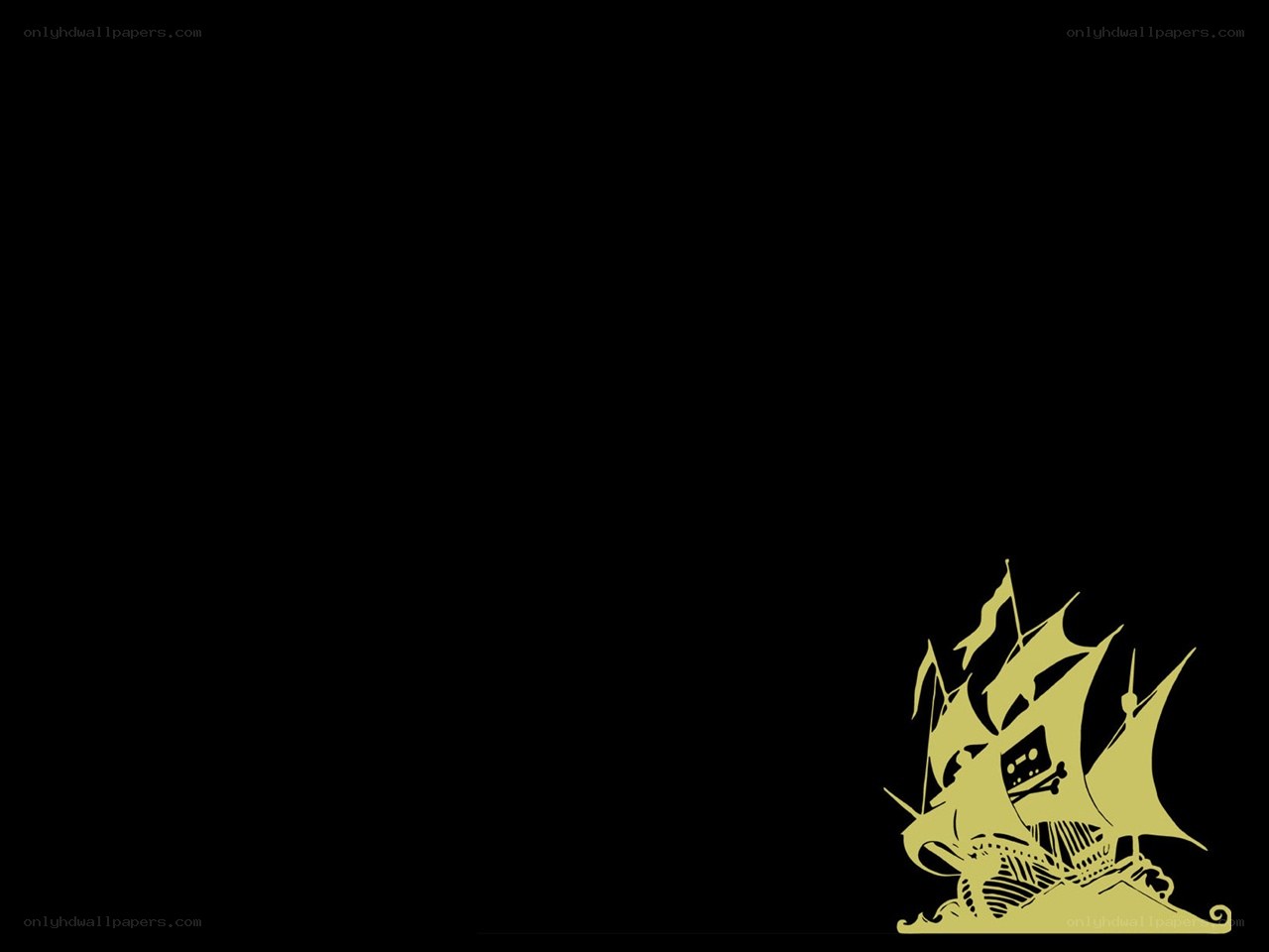 pirate ship silhouette