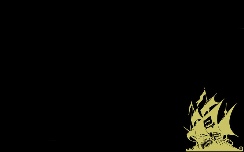 Pirate Ship Silhouette — Black, Minimalist