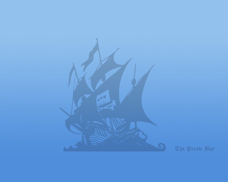 Pirate ship silhouette logo