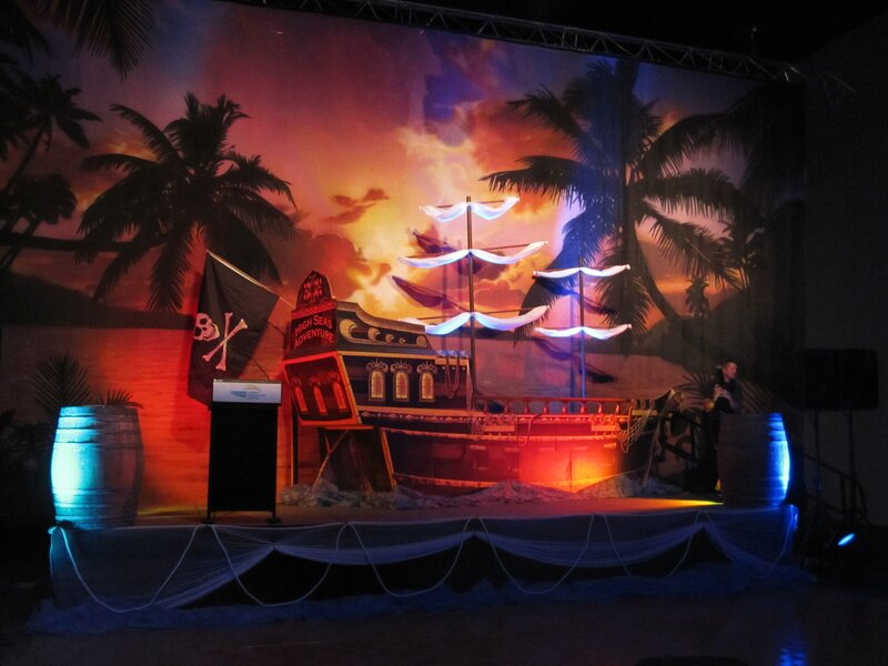 Pirate Ship Stage Set