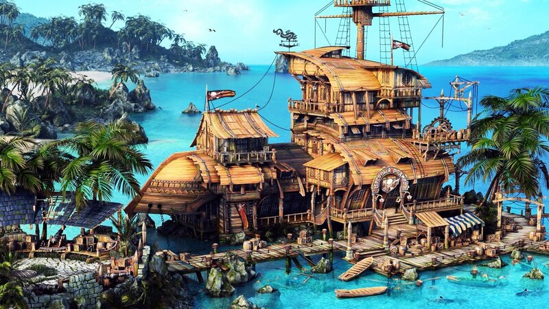 Pirate Ship Village