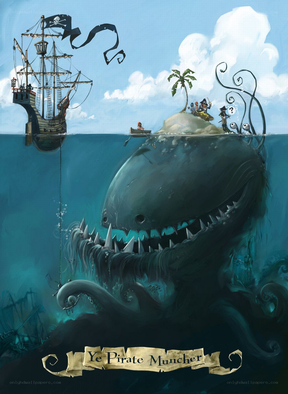 Pirate Ship vs Sea Monster
