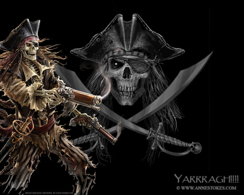 Pirate Skeleton Artwork