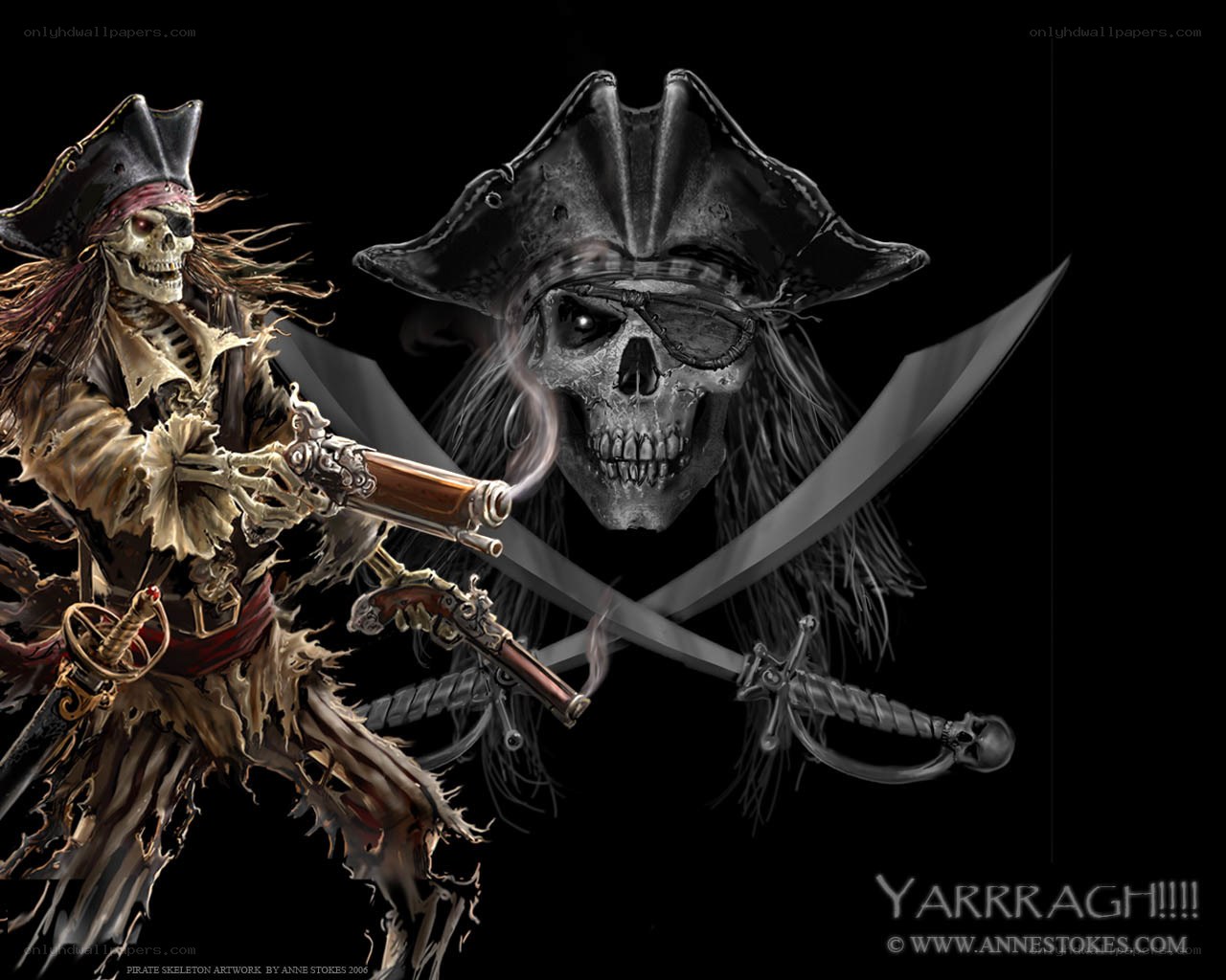 Pirate Skeleton Artwork