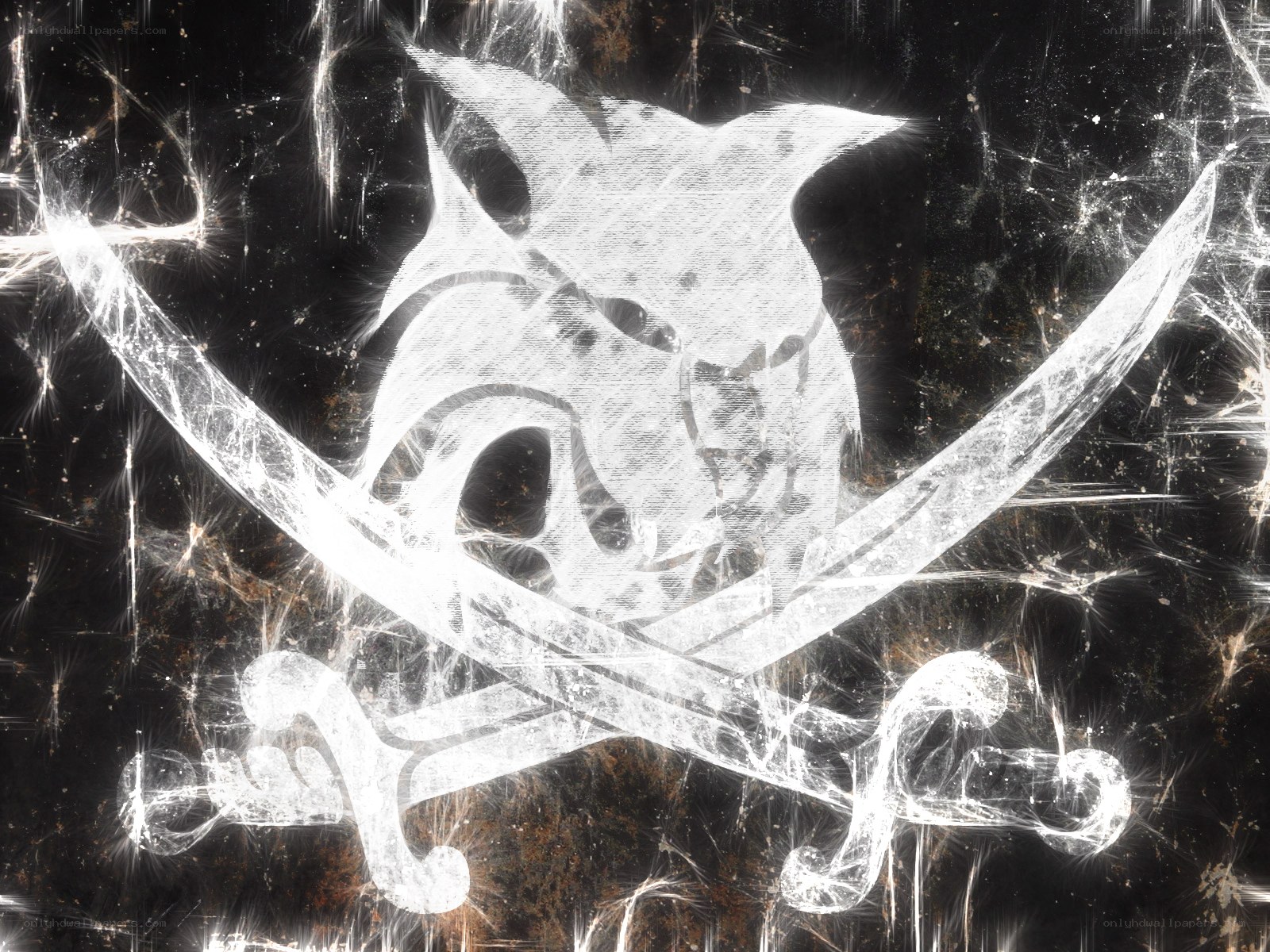 Pirate skull and swords