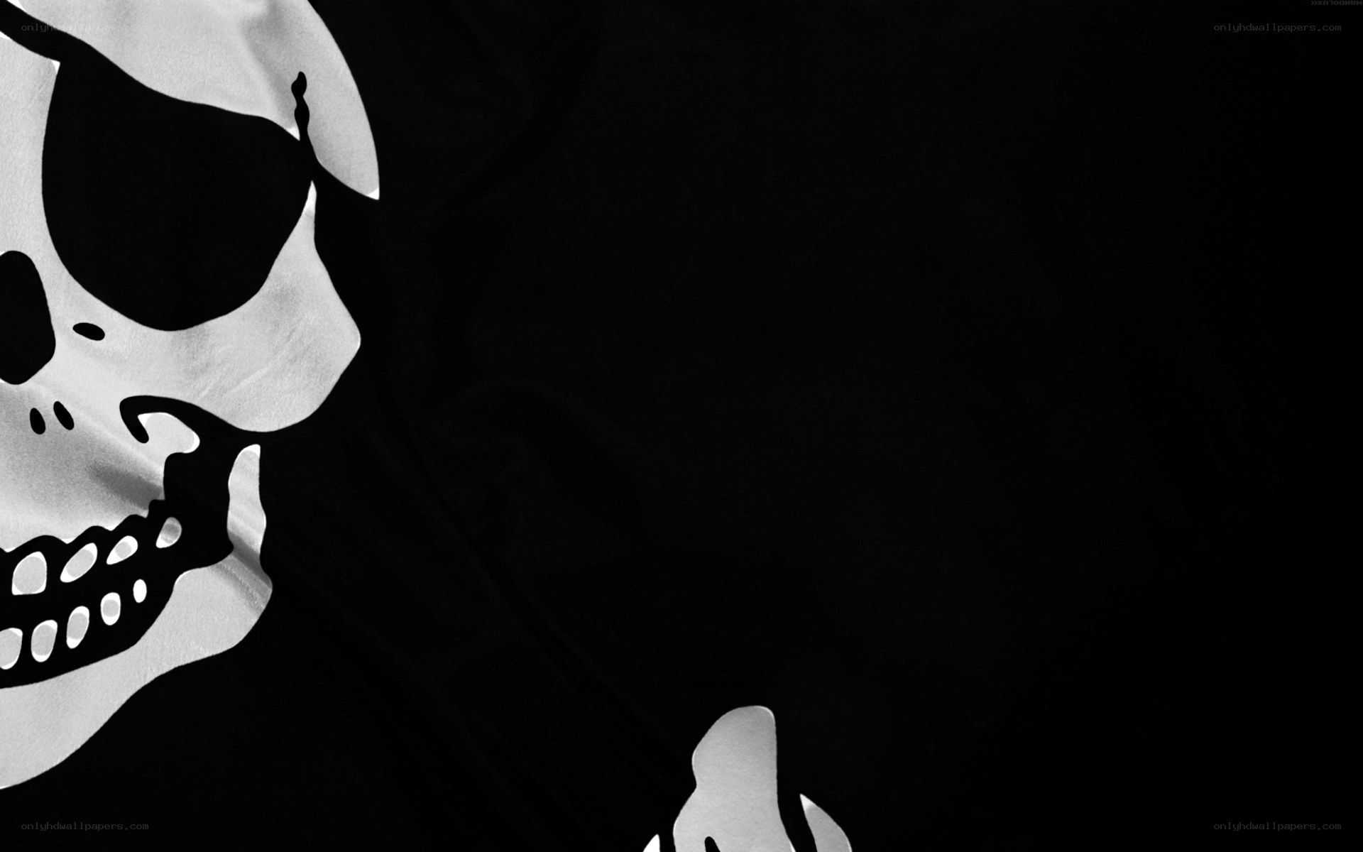 Pirate skull flag