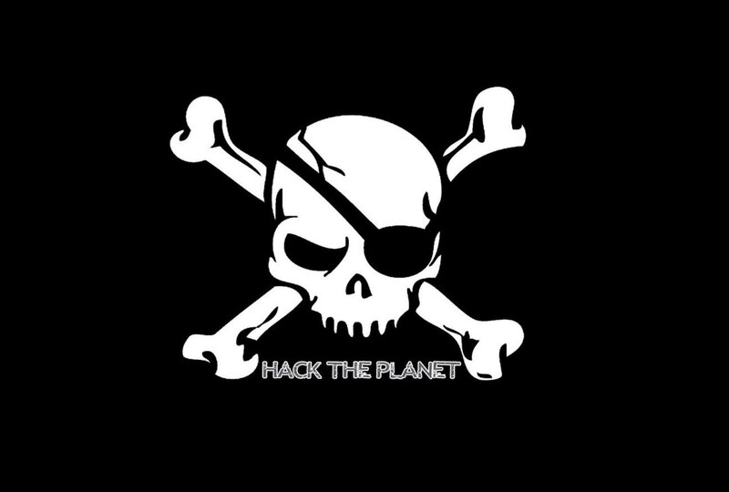 Pirate skull with eyepatch