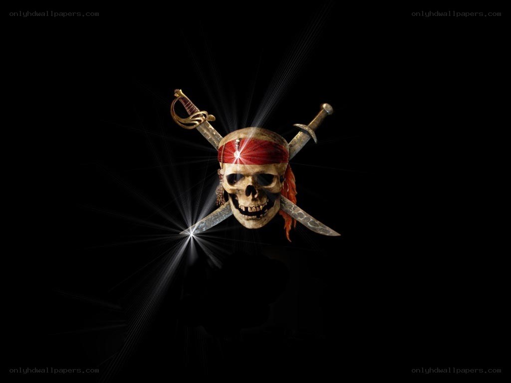 pirate skull with swords