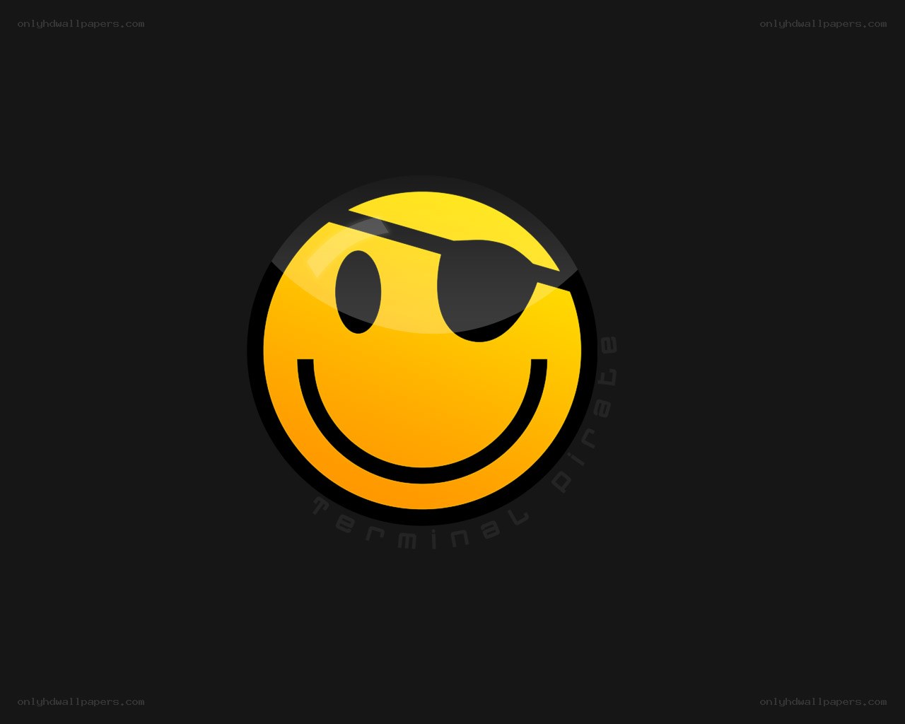pirate smiley face logo