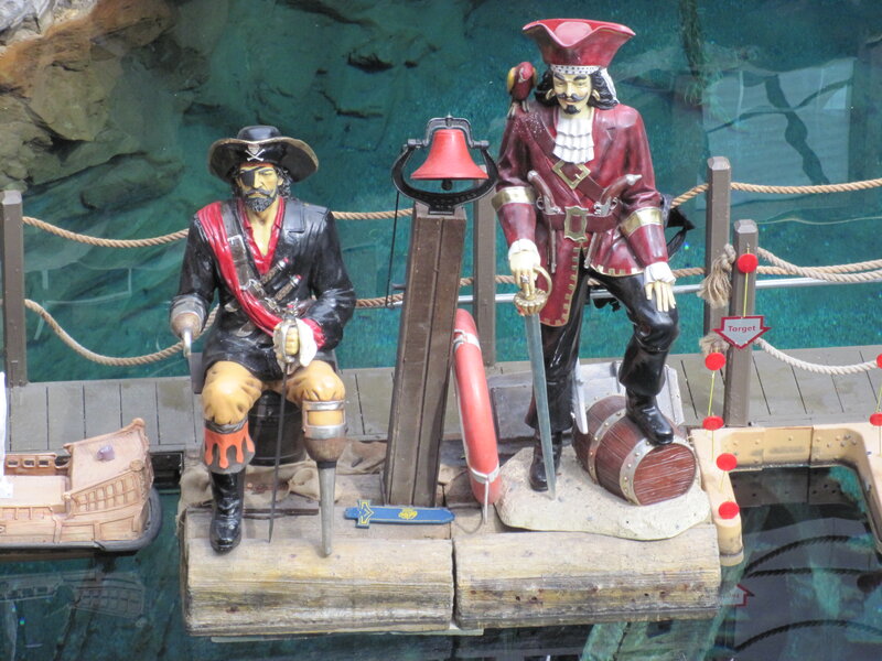 Pirate Statues on Dock