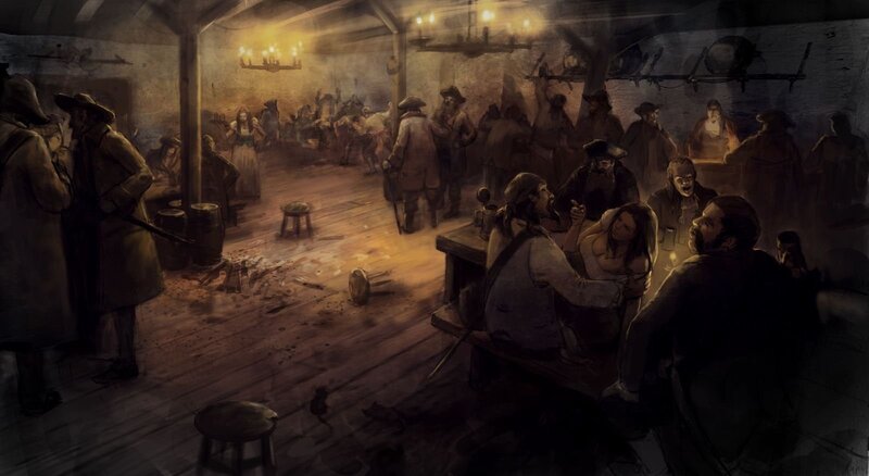 Pirate tavern brawl