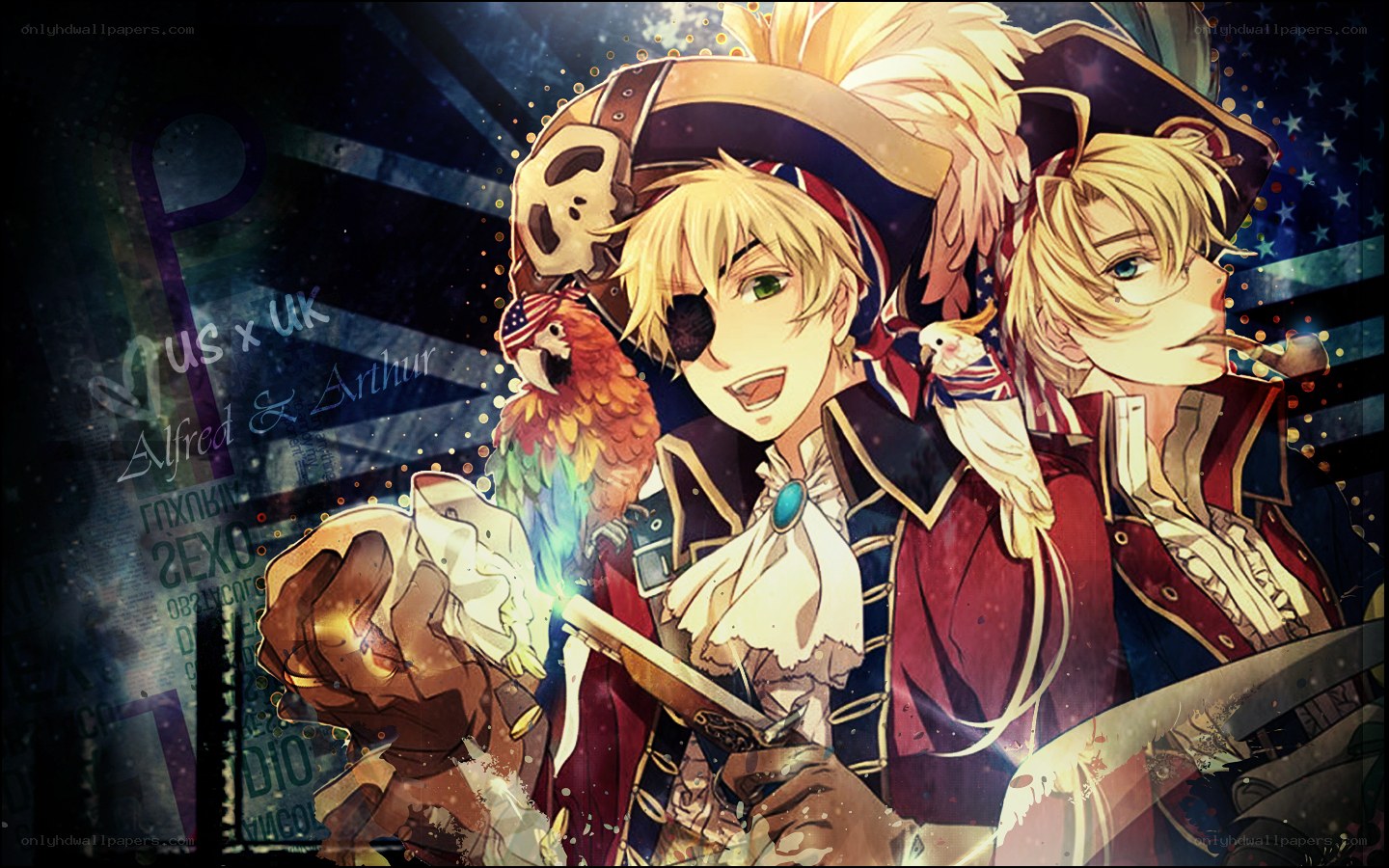 Pirate-themed anime characters