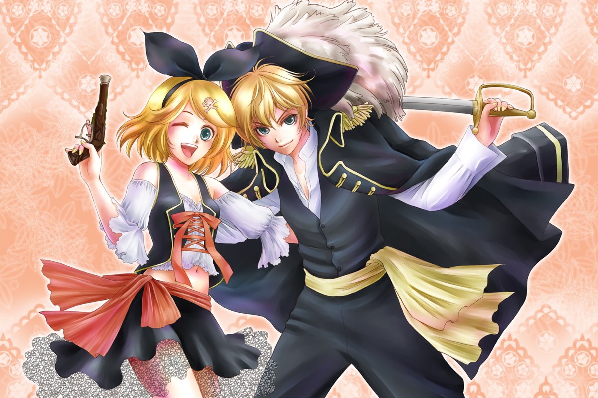 Pirate-themed anime duo