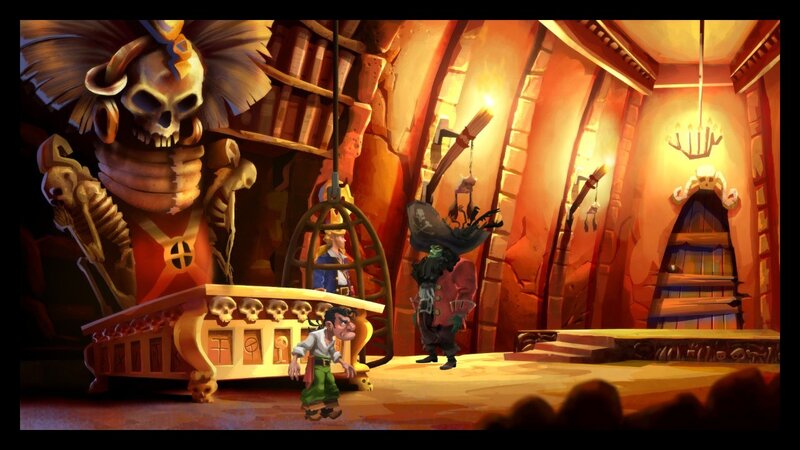 Pirate-themed game scene