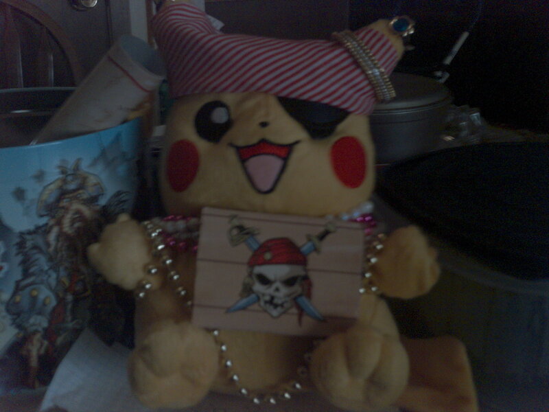 Pirate-themed Pikachu Plush