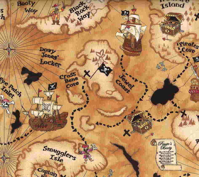 pirate treasure map