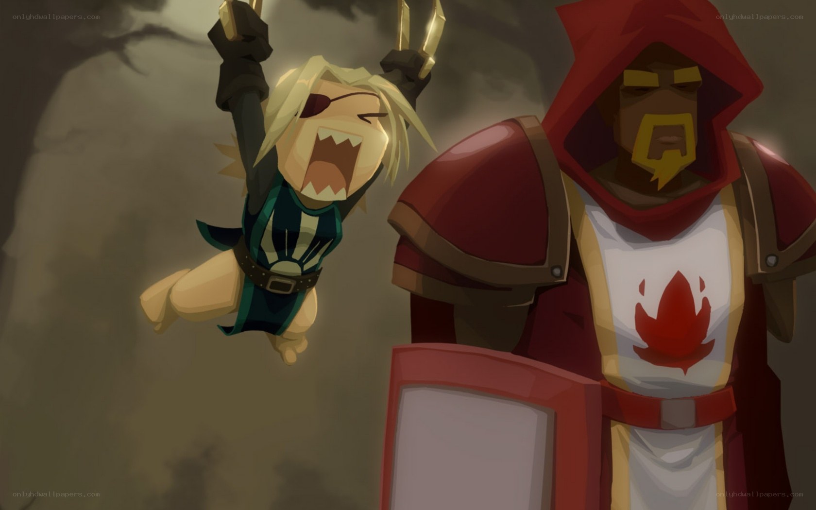 Pirate vs knight battle