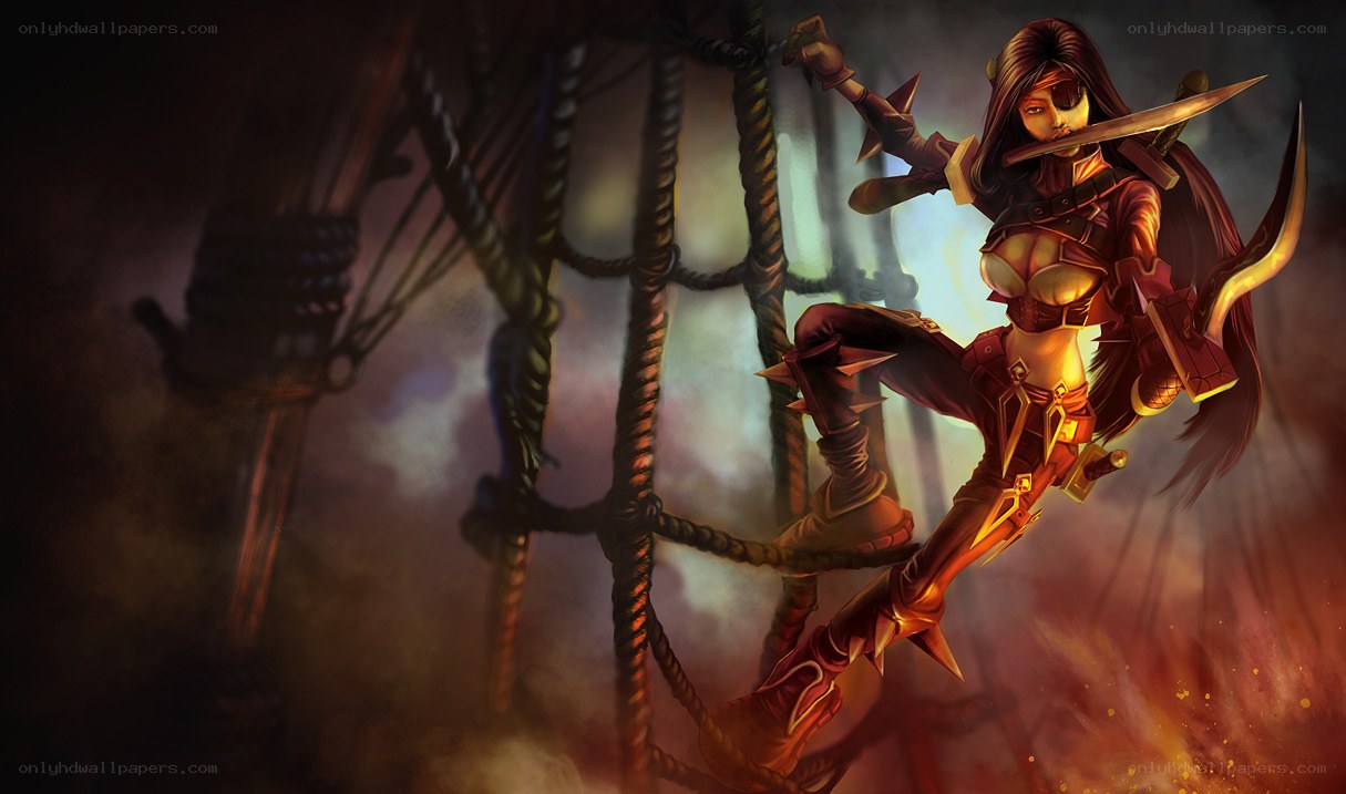 pirate warrior climbing ship