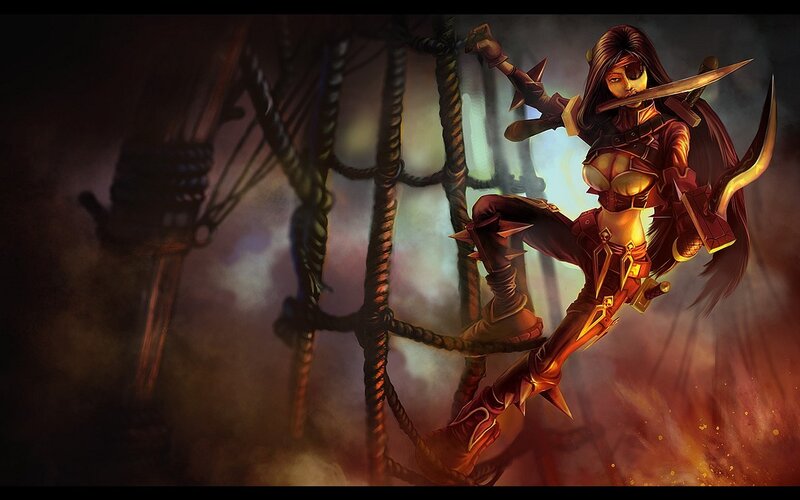pirate warrior on a ship