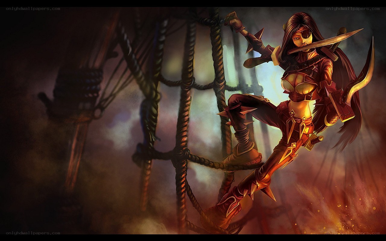 pirate warrior on a ship
