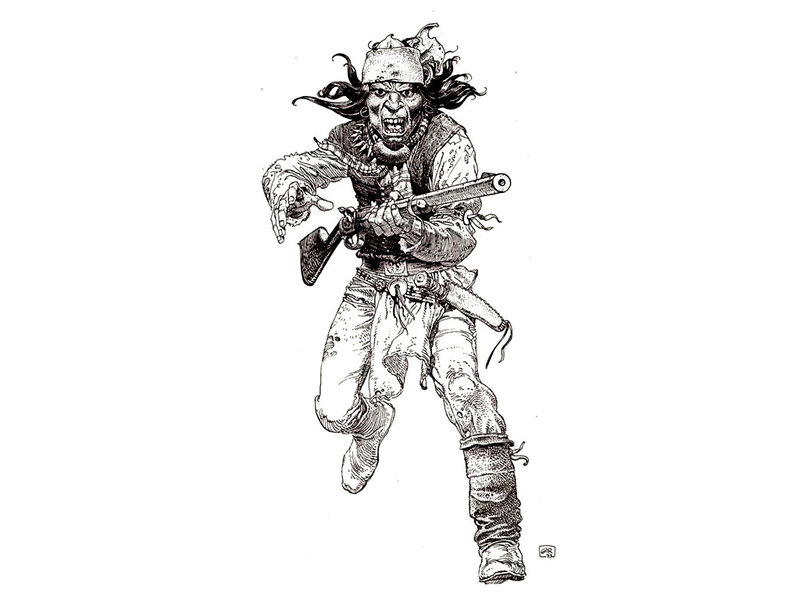 Pirate Warrior Running