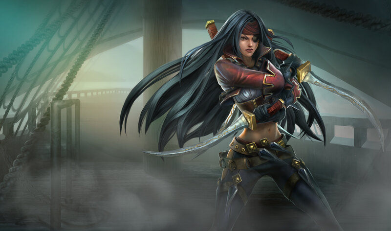 pirate warrior with dual blades