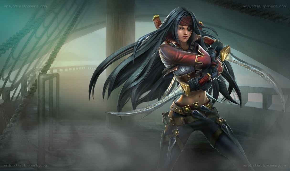 pirate warrior with dual blades