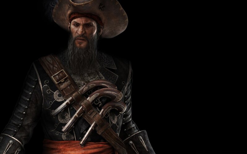 Pirate with Bearded Face
