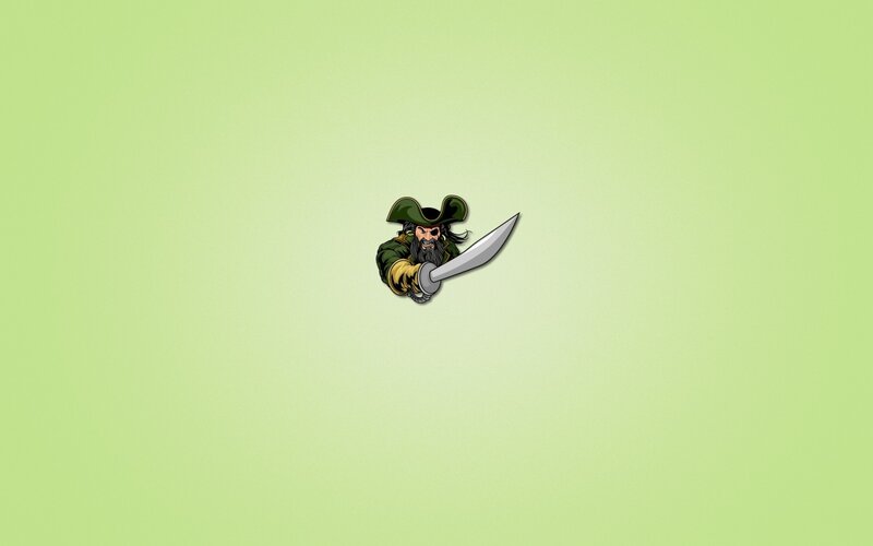 pirate with cutlass