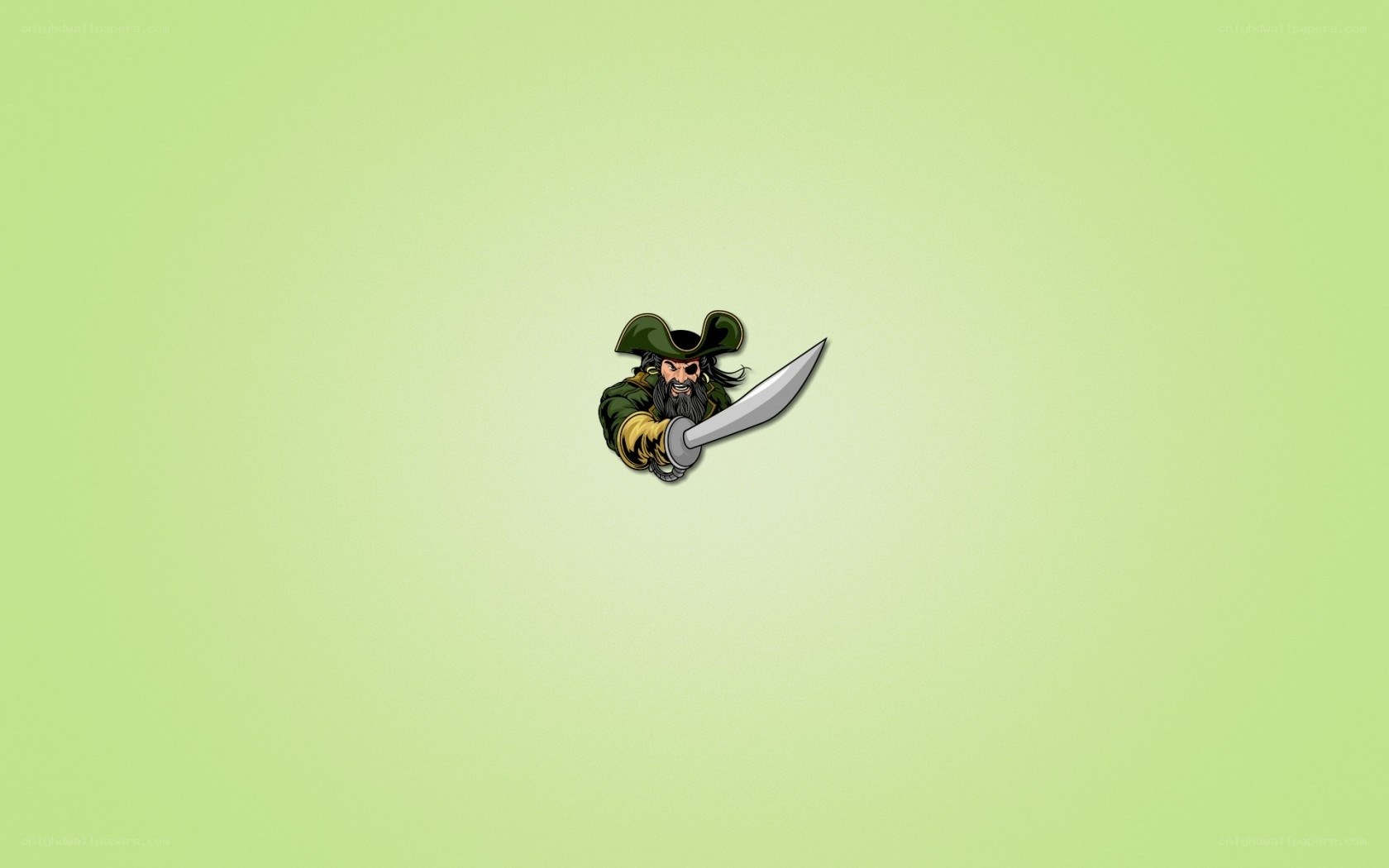 pirate with cutlass