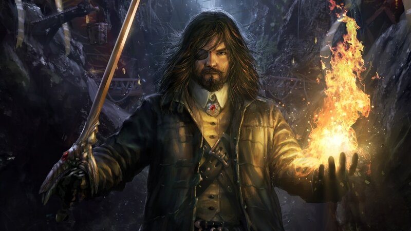 Pirate with Fire Magic — Black