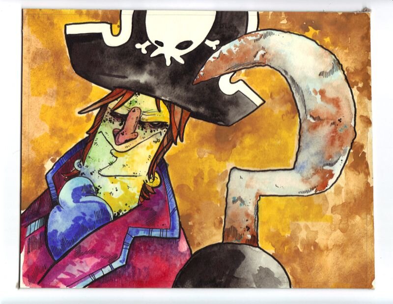 pirate with hook hand