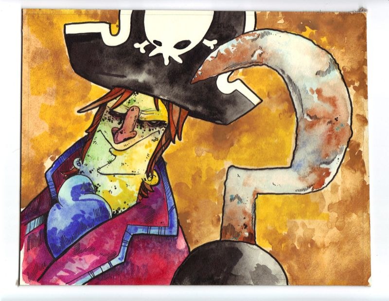 pirate with hook hand