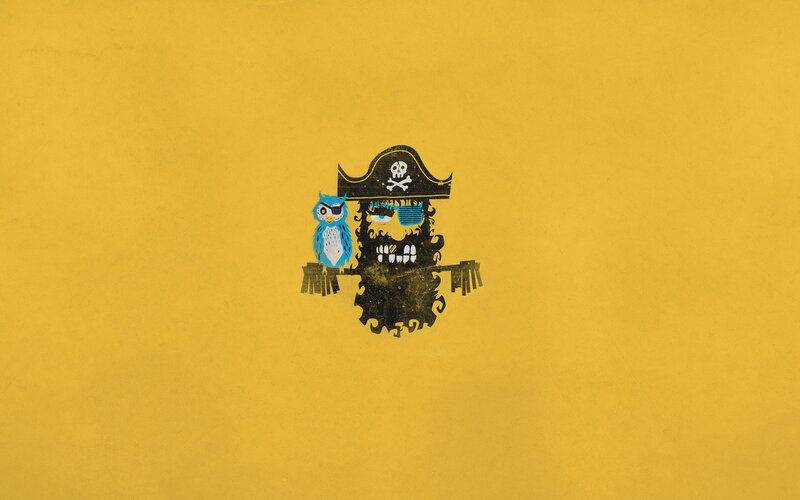 Pirate with Owl