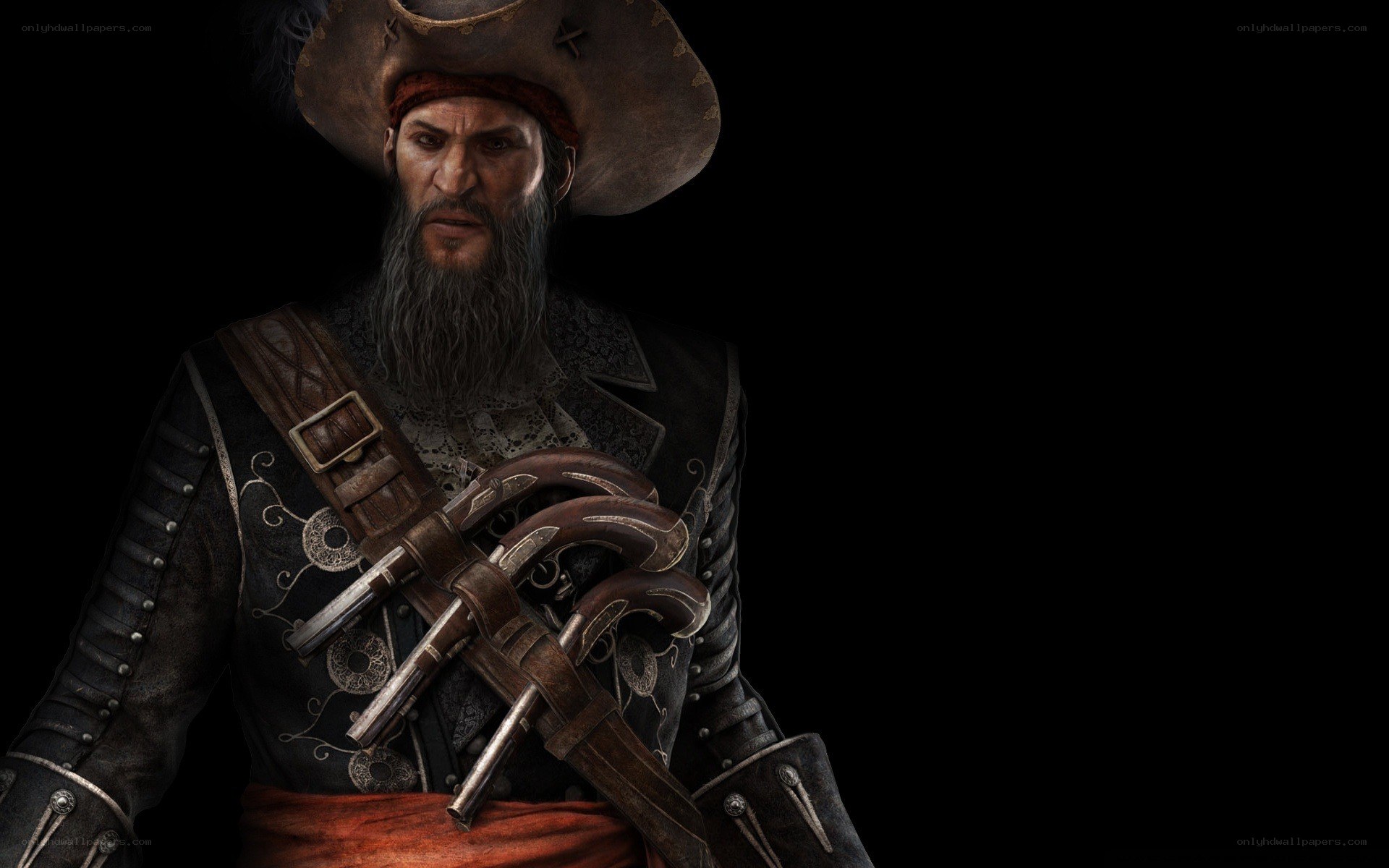 pirate with pistols