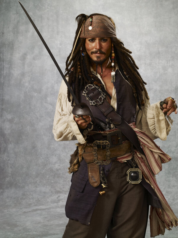 Pirate with Sword — Brown, Dramatic, Photograph