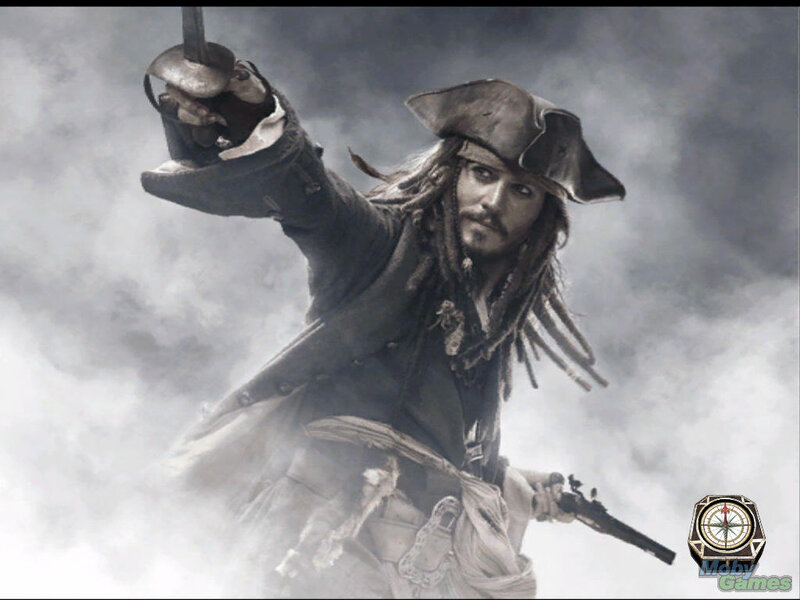 Pirate with Sword — Gray, Dramatic