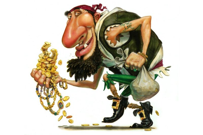 Pirate with Treasure