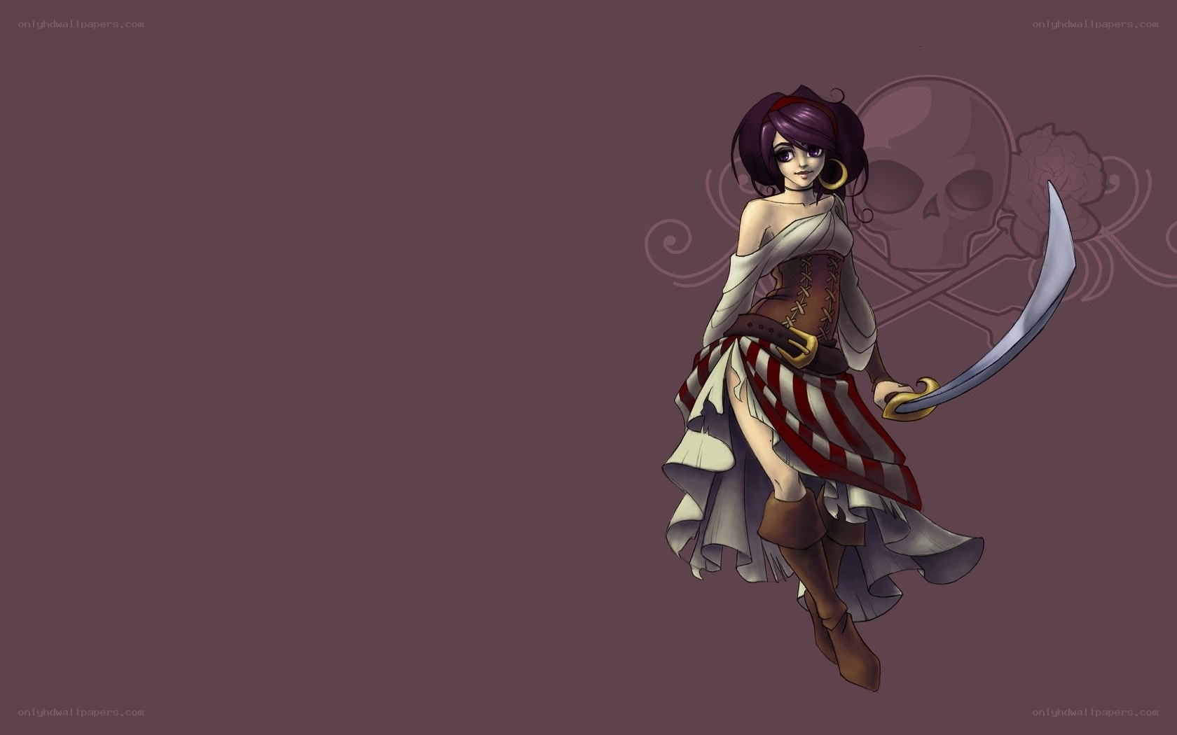 pirate woman with cutlass