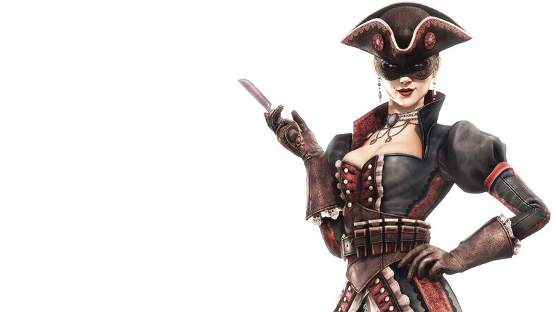 pirate woman with knife