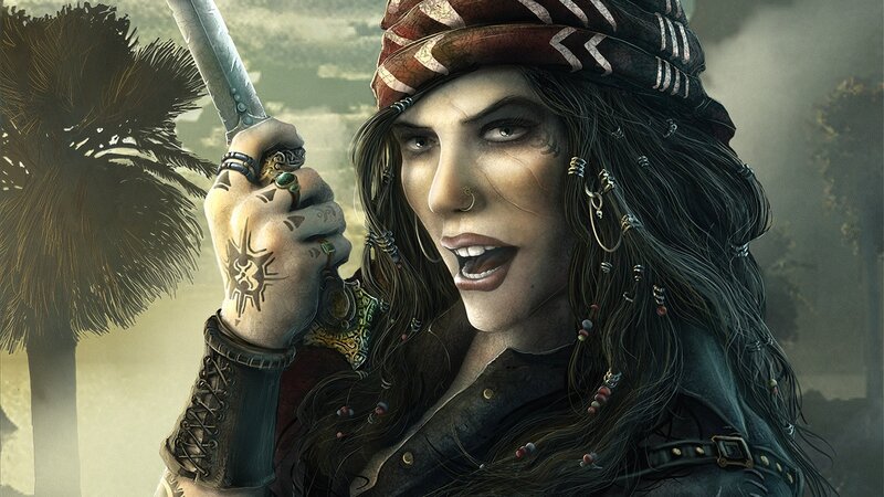 pirate woman with sword