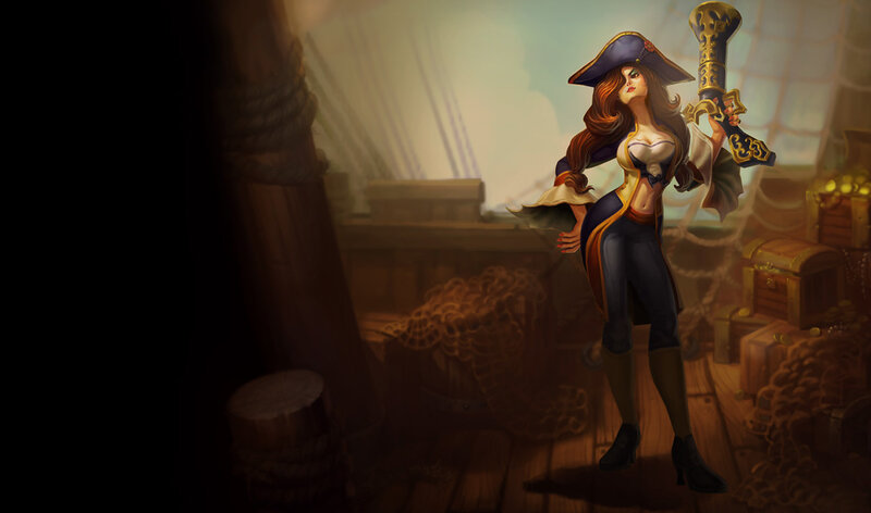 Pirate Woman with Sword — Brown