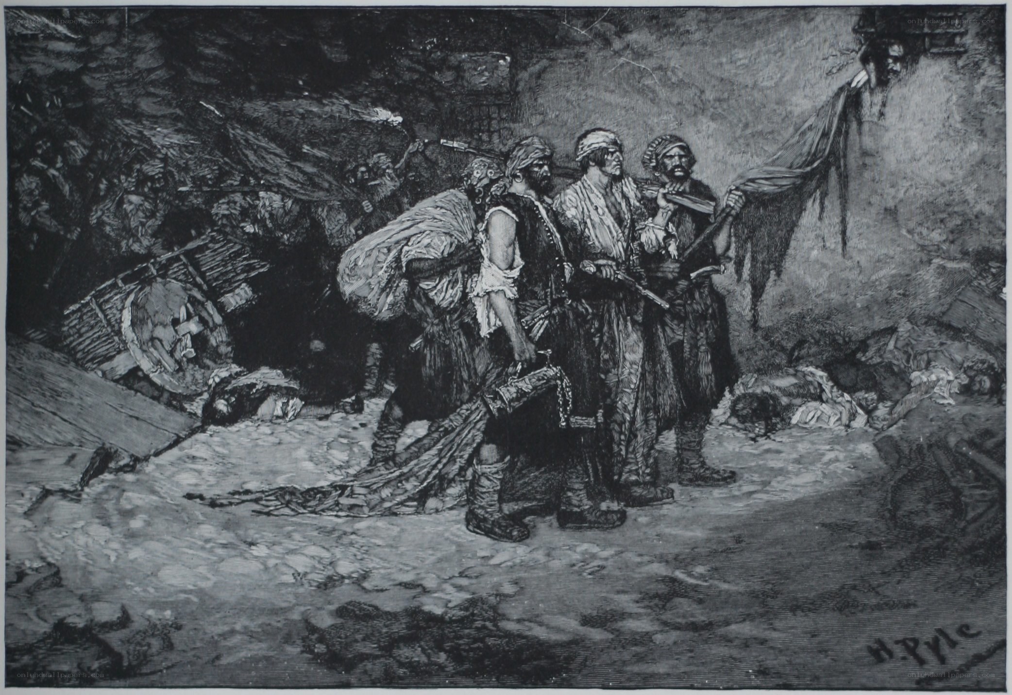 Pirates in a cave
